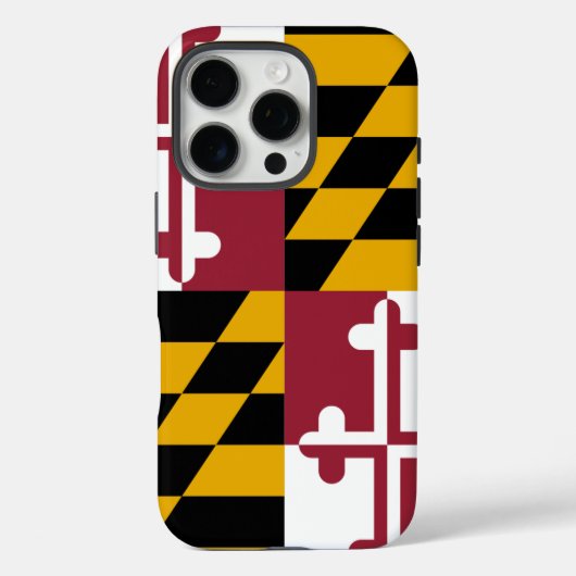 メリーランド州の旗のApple iPhone 16 Pro Case-Mate iPhoneケース (裏面)
