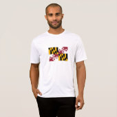 メリーランド州の旗 Tシャツ (正面フル)