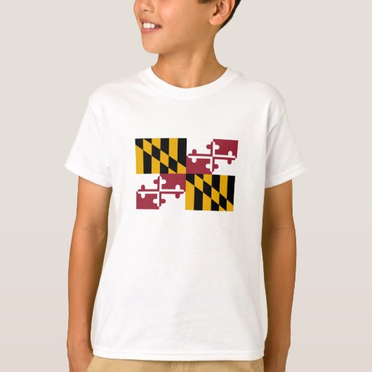 メリーランド州の旗 Tシャツ (正面)