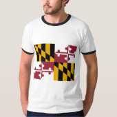 メリーランド州の旗 Tシャツ (正面)