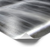 メリーランド州の泥だらけのクリーク滝 フォトプリント (角)