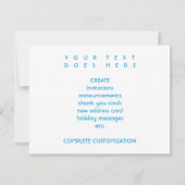 メリーランド州の穏やかなフェード 招待状 (裏面)