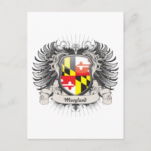 メリーランド州の紋章 ポストカード (正面)
