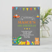 メリーランド州の誕生日テーマの招待 招待状 (スタンド正面)