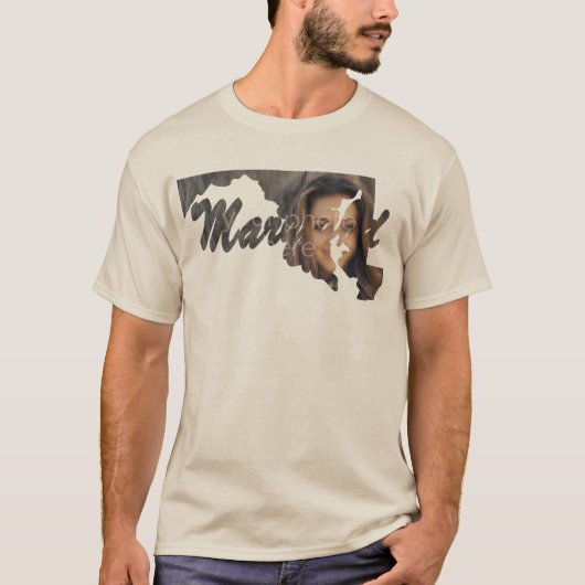 メリーランド州のTシャツの写真州 Tシャツ (正面)