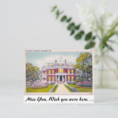 メリーランド州アナポリス知事の住居 ポストカード (スタンド正面)