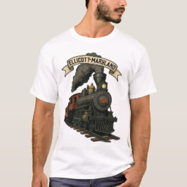 メリーランド州エリコットの蒸気機関車 Tシャツ