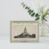 メリーランド州キャピタル建物1908 ポストカード (スタンド正面)