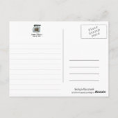 メリーランド州コンコードポイントライトハウスアーブル ポストカード (裏面)