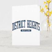 メリーランド州ディストリクトハイツの大学・短大 カード (黄色い花)