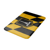 メリーランド州バスルーム・マットのボルチモア国旗 バスマット (アングル)