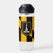 メリーランド州ボルチモア国旗 ウォーターボトル (背面)