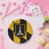 メリーランド州ボルチモア国旗 ペーパープレート (パーティー)