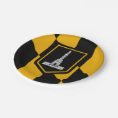 メリーランド州ボルチモア国旗 ペーパープレート (アングル)