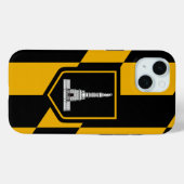 メリーランド州ボルチモア州旗Case-Mate iPhoneケース Case-Mate iPhoneケース (裏面 (横))
