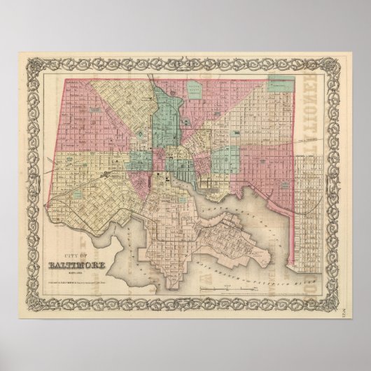 メリーランド州ボルチモア市 ポスター (正面)