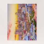 メリーランド州ボルチモア統一された州 ジグソーパズル (縦)