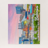 メリーランド州ボルチモア統一された州 ジグソーパズル (縦)