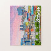 メリーランド州ボルチモア統一された州 ジグソーパズル (縦)