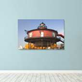 メリーランド州ボルチモア。アメリカ。セブン – 足ノール キャンバスプリント (インサイチュ (ウッドフロア))