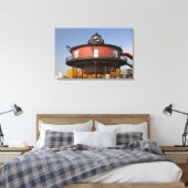 メリーランド州ボルチモア。アメリカ。セブン – 足ノール キャンバスプリント (インサイチュ (寝室))