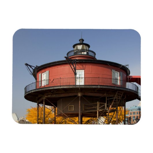 メリーランド州ボルチモア。アメリカ。セブン – 足ノール マグネット (横)