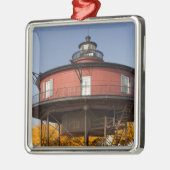 メリーランド州ボルティモア。米国セブン足 メタルオーナメント (左)