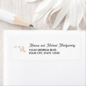 メリーランド州マップとハート – 任意の色 ラベル (インサイチュ)