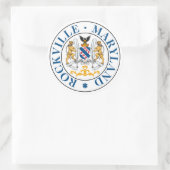 メリーランド州ロックビル（シール） ラウンドシール (バッグ)