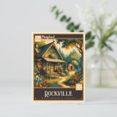 メリーランド州ロックビル |ヴィンテージ ポストカード (スタンド正面)