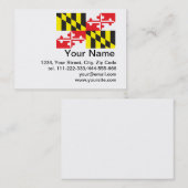 メリーランド州国旗 名刺 (正面/裏面)