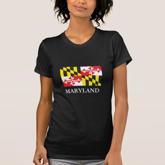 メリーランド州国旗 Tシャツ (正面)