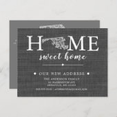 メリーランド州引っ越しアナウンスはがき 案内ポストカード (正面/裏面)