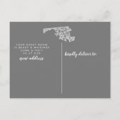 メリーランド州引っ越しアナウンスはがき 案内ポストカード (裏面)