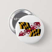メリーランド州旗のボタン 缶バッジ (正面&裏面)