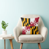 メリーランド州旗の色グラフィック クッション (椅子)