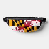 メリーランド州旗の色 ファニーパック (レイダウン)