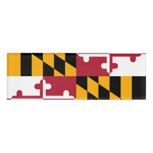 メリーランド州旗の色 名札