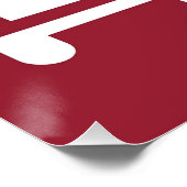 メリーランド州旗を掲げた愛国的な壁のポスター ポスター (コーナー)