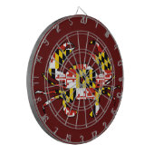 メリーランド州旗カニダーツボード ダーツボード (正面左)