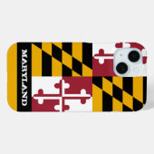 メリーランド州旗ケース,メリーランドファッション/スポーツUSA Case-Mate iPhoneケース (裏面 (横))