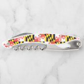 メリーランド州旗コルク抜きボトル開け ソムリエナイフ (裏面)