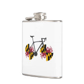 メリーランド州旗サイクリング フラスク (左)