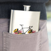 メリーランド州旗サイクリング フラスク (インサイチュ)