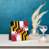 メリーランド州旗デザイン装飾 フォトプラーク (インサイチュ)