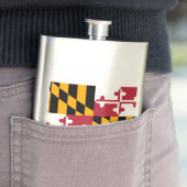 メリーランド州旗デザイン フラスク (インサイチュ)