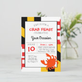 メリーランド州旗ハッピーカニ航海のすべての行事 招待状 (スタンド正面)