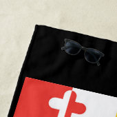 メリーランド州旗ビーチタオル ビーチタオル (インサイチュ)