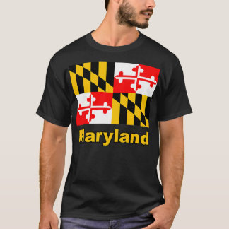 メリーランド州旗ボルチモア・プルオーバー  Tシャツ