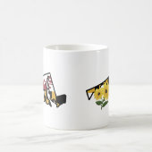 メリーランド州旗州フラワーブラックアイドスーザン コーヒーマグカップ (中央)